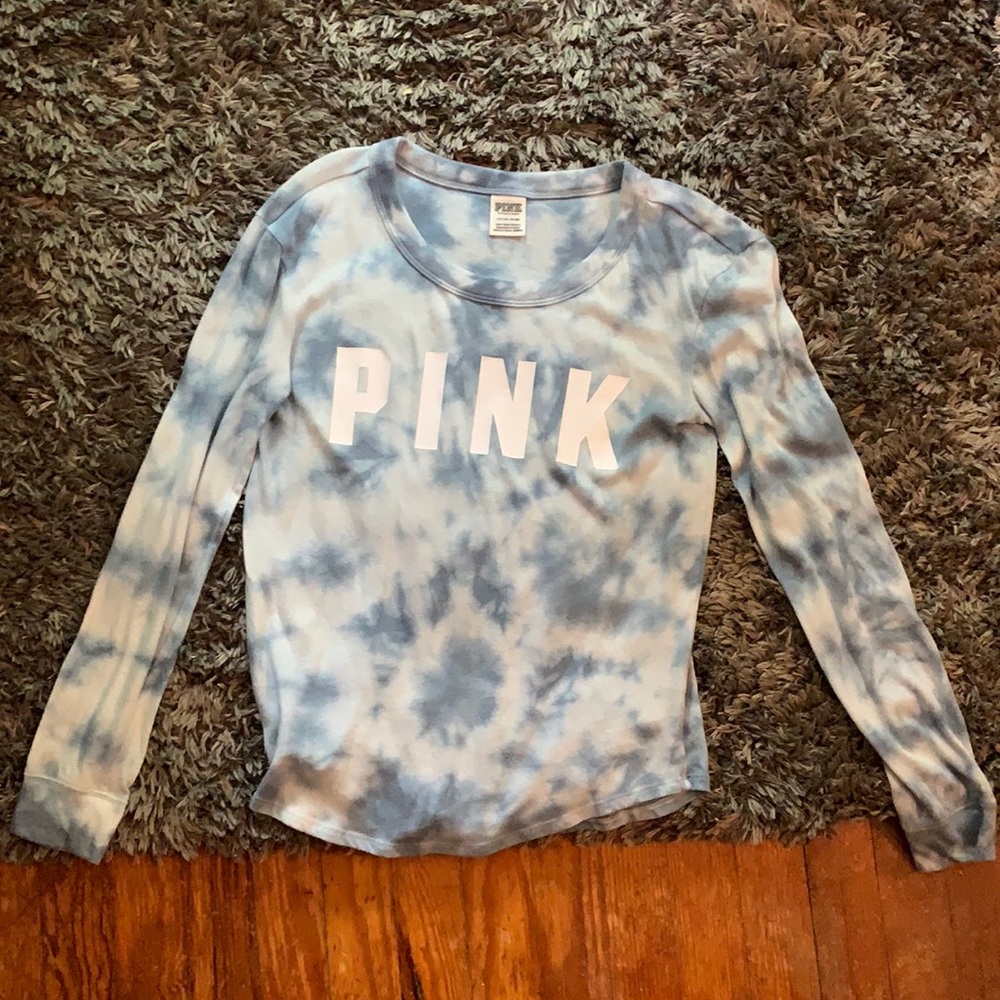 PINK, long sleeve tie-dye, size small,never worn.